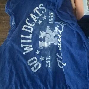 Dark Blue T-shirt , Size XL , Cropped